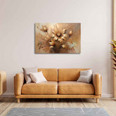 Abstract canvas painting wall décor Minimalist Floral landscape colorful